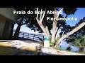 Passeio de bike na praia do Bom Abrigo Florianópolis.