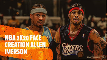 NBA 2K20 ALLEN IVERSON FACE CREATION!!!