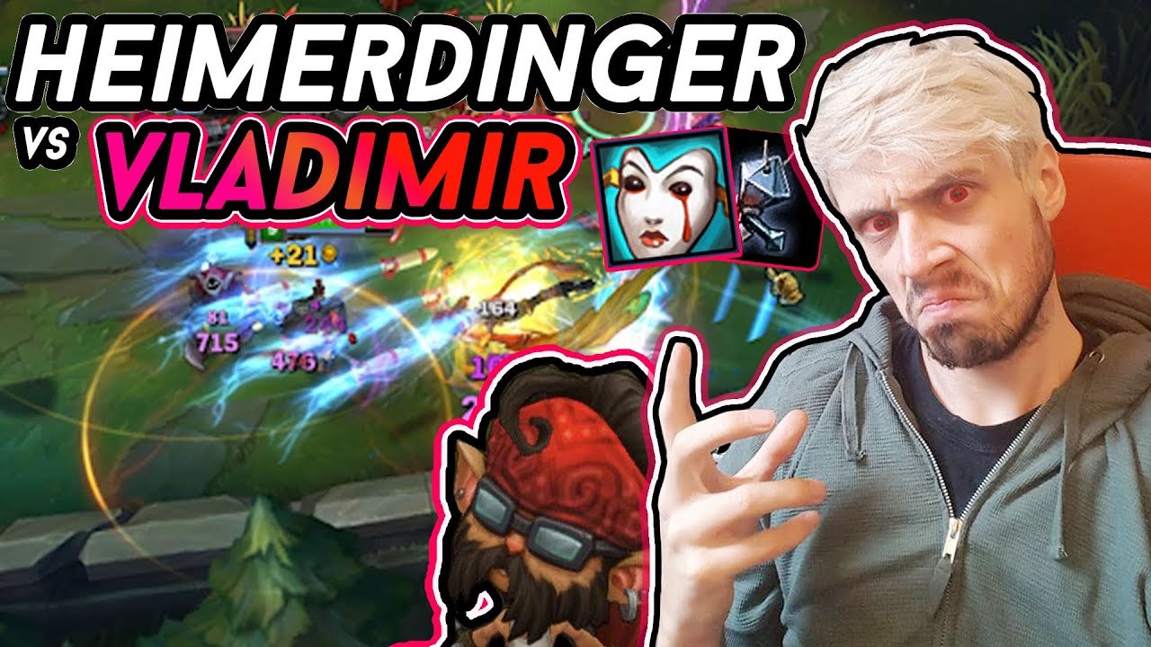 THE ROAD TO MASTER TIER |  POWERFUL HEIMERDINGER VS VLADIMIR TOP!  - League Of Legends