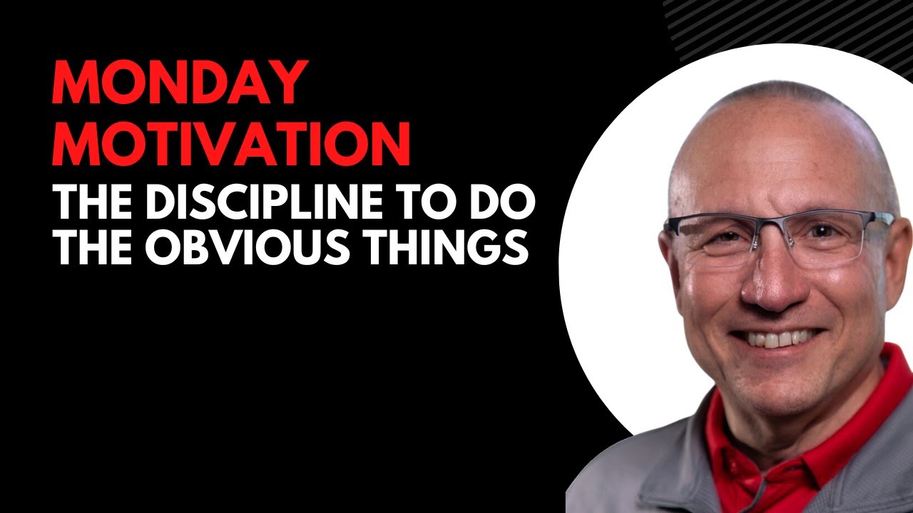 Weekly Message January 5th 2026 | The Discipline to Do the Obvious Things