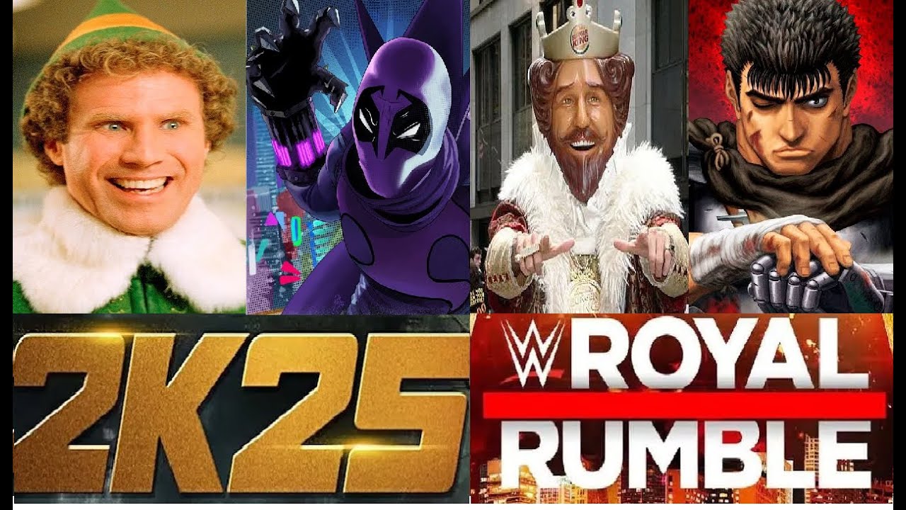 WWE 2K25 Случайно созданный суперзвезда Королевская битва