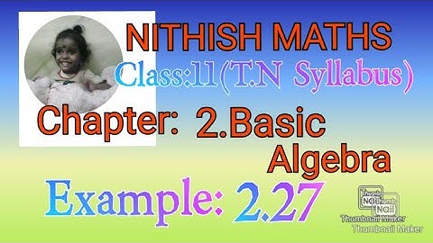 Class:11(Maths), Example 2.27, partial fraction-Type II, repeated linear factors