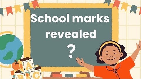 My school marks revealed 🥰😭❓