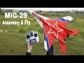 Mig29 rc plane assembly sdiy rc