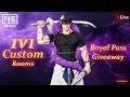 😍 PUBG MOBILE LIVE CUSTOM ROOMS 🔥 Royal Pass Giveaway 🔥 | 6xFahadYT #pubgmobileliveroom #giveaway