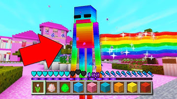 Minecraft - HOW to play RAINBOW ENDERMAN in MINECRAFT : NOOB ENDERMAN vs PRO MUTANT!