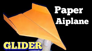 How TO make a Paper Airplane - HYPER GLIDER by John Collins