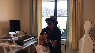 Father & Daughter - acoustic guitar - kids song Tong Hua Zhen