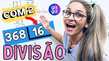 DIVISÃO COM DOIS NÚMEROS NA CHAVE \Prof. Gis/ MATEMÁTICA BÁSICA