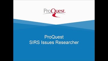 SIRS Issues Researcher Tutorial