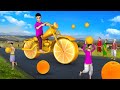 மாபெரும் மந்திர ஆரஞ்சு பைக் -  Giant Magical Orange Bike Story 3D Tamil Stories | Maa Maa TV Tamil