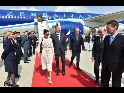 İlham Aliyev and Mehriban Aliyeva are on a visit to İtalian republic
