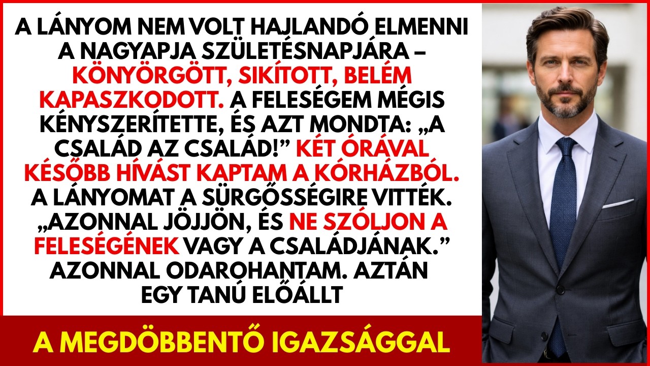 „A lányom könyörgött, hogy ne menjen a buliba… Két órával később kórházban volt.”