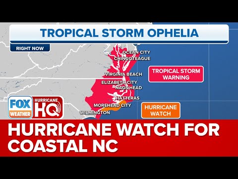 Hurricane Watch issued for North Carolina coast