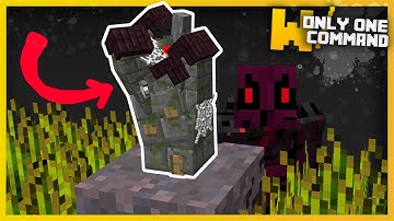 Minecraft: Micro Haunted House with only two command blocks! 👻 (Halloween Haunted House)