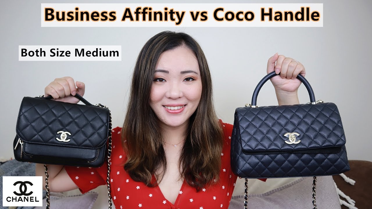 Chanel Coco Handle vs Business Affinity Comparison (Both Size Medium)