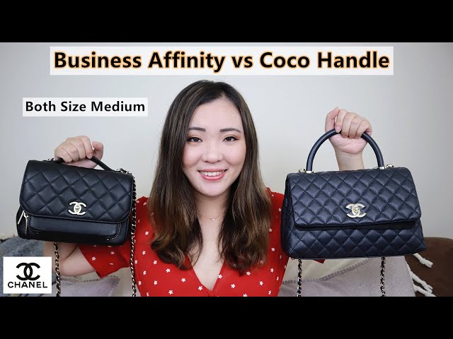 Chanel Coco Handle vs Business Affinity Comparison (Both Size