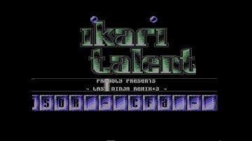 Ikari & Talent intro - Last Ninja Remix C64