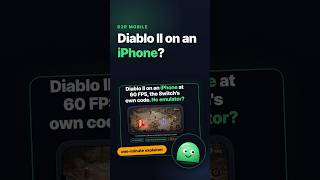 Diablo II on an iPhone at 60 fps, no emulator? | D2R Mobile in 3 tricks