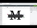 Splitting a Letter in Cricut Design Space