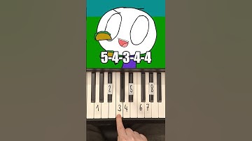 Thumbnail of Its raining Tacos Piano Tutorial #shorts