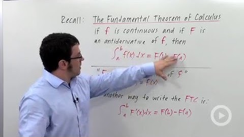 Definite Integrals As Net Change