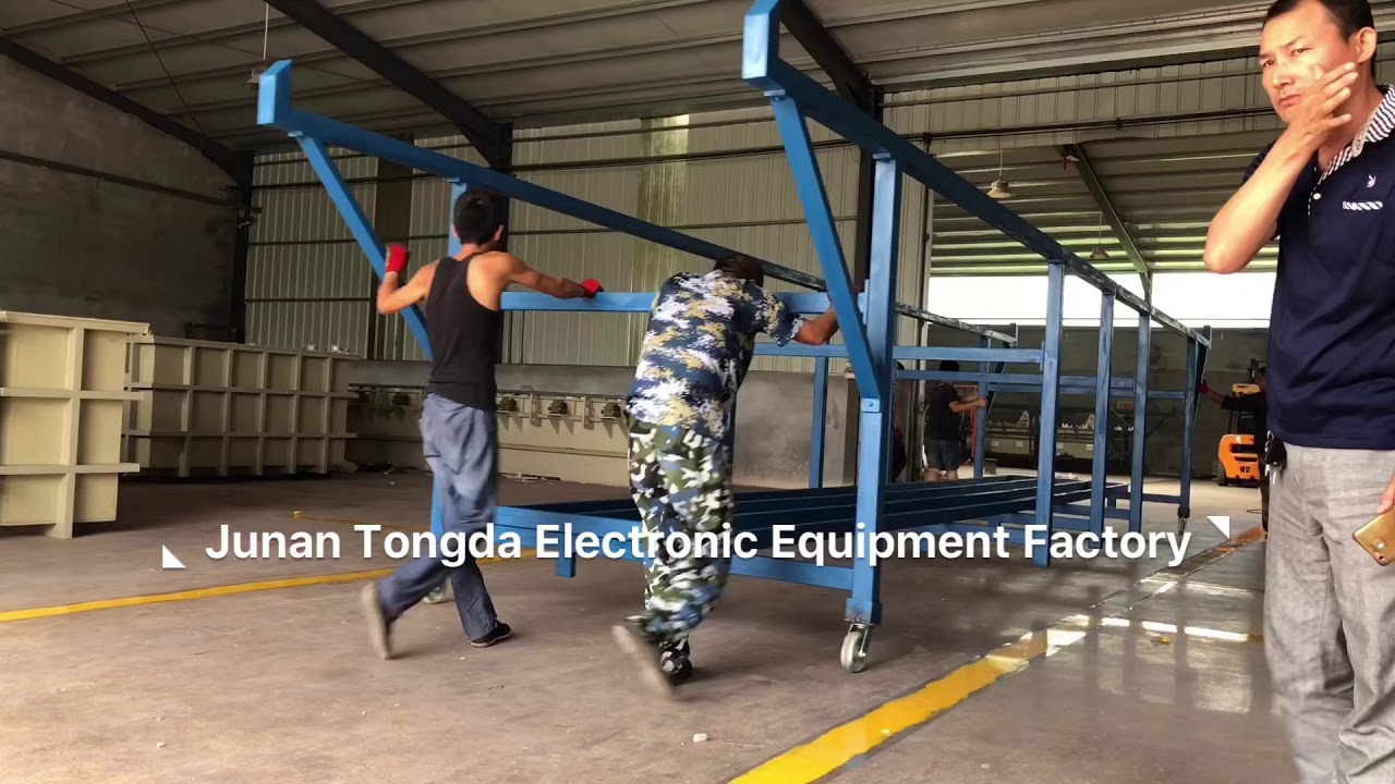 Frame for Electroplating machine - YouTube