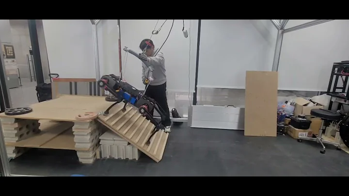 [PongBot-Q] Walking on 35 degree Slope