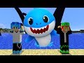 KELLVINHO FEZ AMIZADE COM O Baby Shark NO MINECRAFT