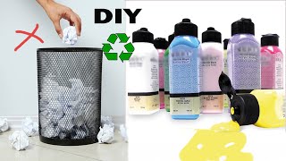 I Made an Organizer for My Acrylic Paints -  DIY Shelf Organizer - Waste Paper Crafts