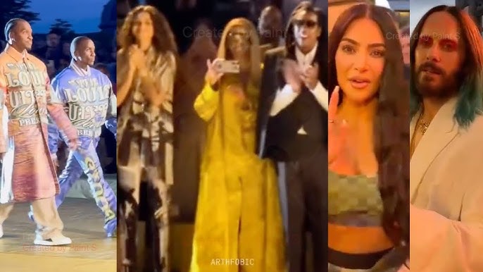Beyoncé Shines in PJs at Pharrell Williams' Louis Vuitton Debut Show –  Footwear News