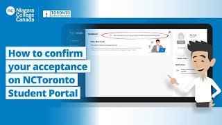 How to @ NCT: How to confirm your acceptance on NCToronto Student Portal