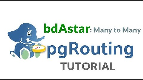 pgRouting#2 bdAstar(many to many)