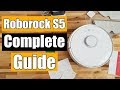 Roborock S5 (S50) Compete Setup Guide! - ALL Buttons & Features, Maintenance