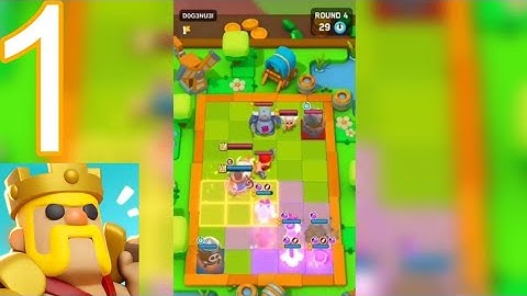 Clash Mini - Gameplay Walkthrough Part 1 - King Barbarian (iOS, Android)