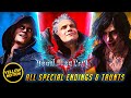Devil May Cry 5 | Bloody Palace All Special Win Endings & Taunts of Nero, Dante & V