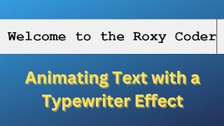Animating Text with a Typewriter Effect | CSS Animation | CSS Tutorials #html #css #javascript