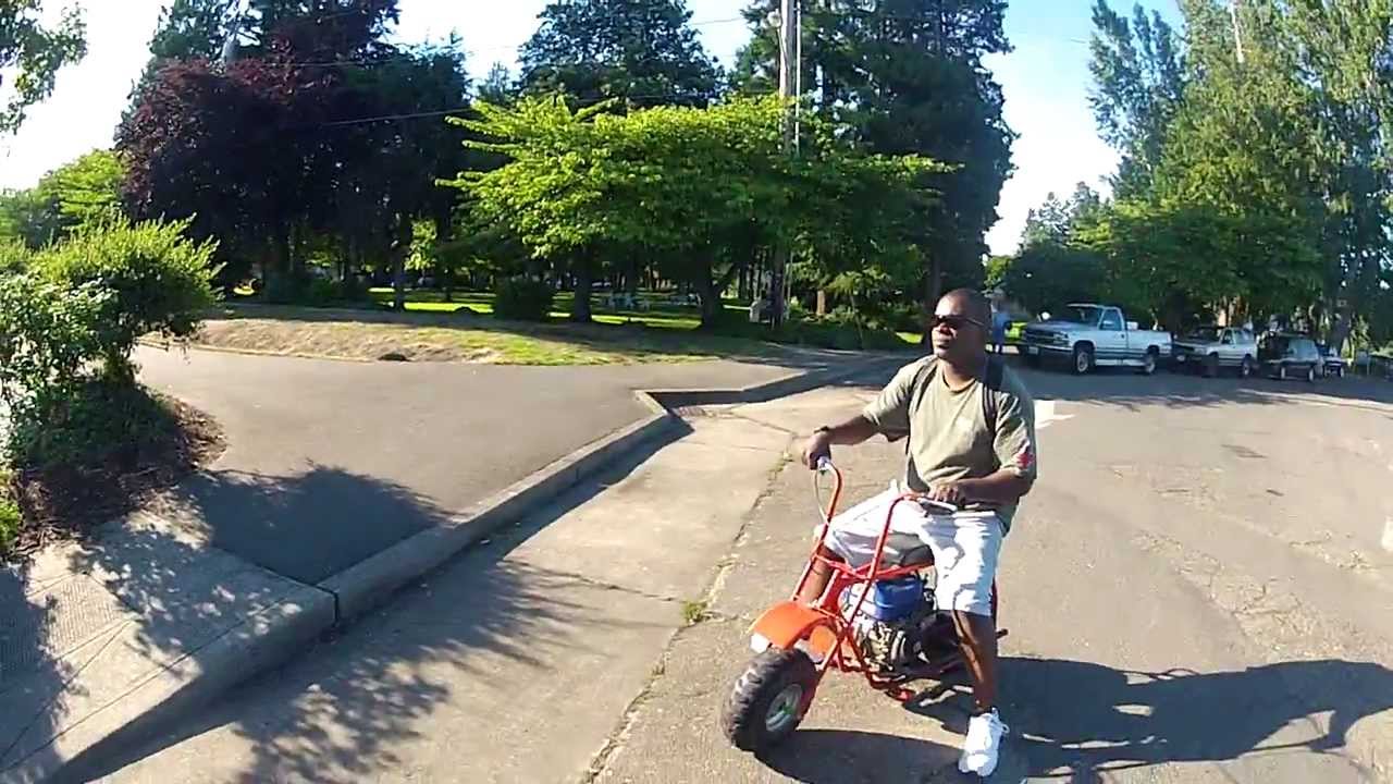 Mini bikes ride the streets! [part 2] GoPro YouTube