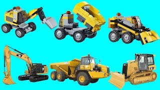 Lego Creator Power Digger - Learning Construction Vehicles Names For Kids