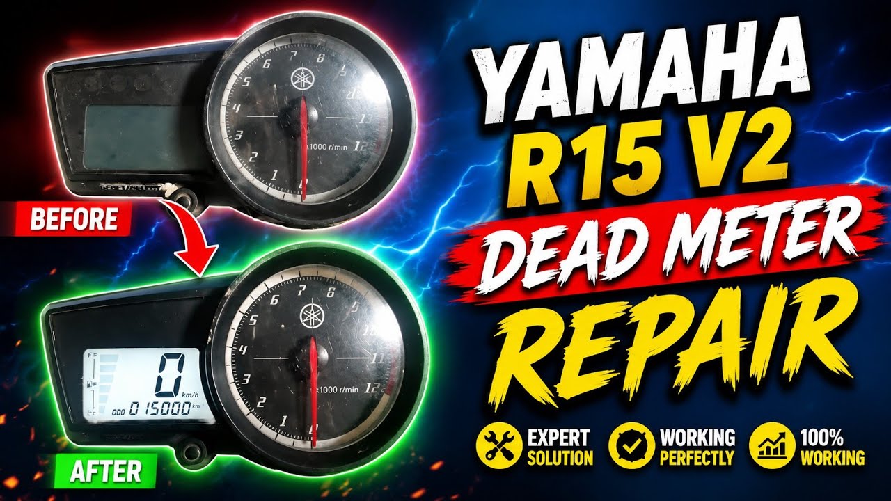 Yamaha R15 V1 Digital Meter Repair #yamaha #r15v1#meterrepair # ...