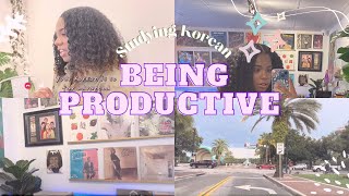 BEING PRODUCTIVE FOR A DAY | #Study #Korean with me | Short For Maria