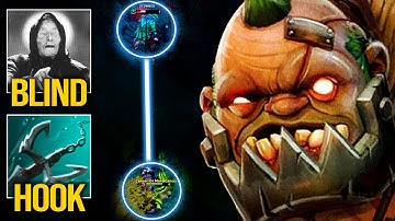 Insane Blind Hook!!! 18 Kills 0 Death Pudge Pos4 Rape Terrorblade So Hard | Pudge Official