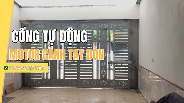 Cổng Tự Động Quảng Ngãi - Dùng Motor Cánh Tay Đòn Nhập Khẩu Italy | ✅ Funas - Đà Nẵng