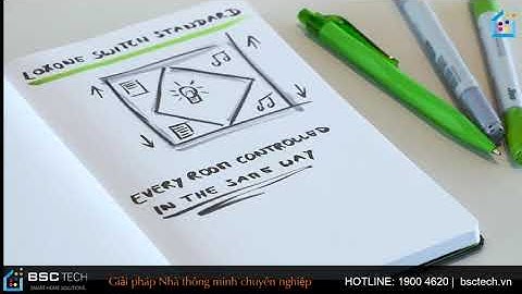 Công tắc cảm ứng sang trọng nhất của LOXONE đã lộ diện | BSC TECH Smart Home Solutions