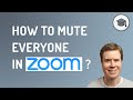 How to Mute Everyone in a Zoom Meeting [desktop &amp; mobile]