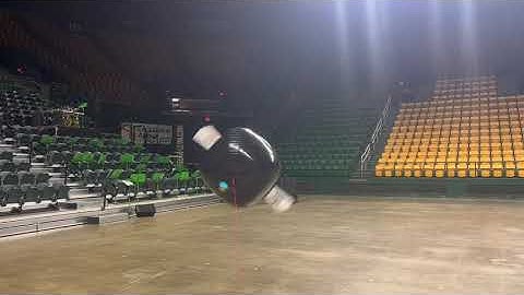 🚀 "Space-fish" blimp with barrel rolling