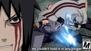 When Sasuke Went Blind While Crashing Out On Kakashi And Naruto