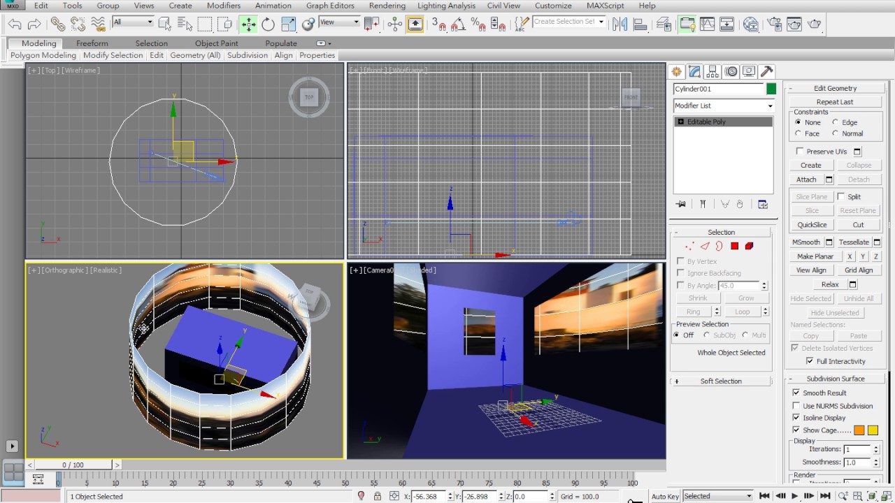 3ds Max 15 教學課程0169 Environment 環境 貼圖 Youtube