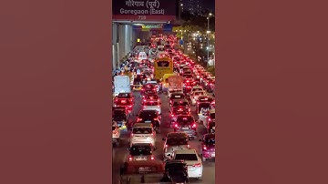 Thumbnail of Mumbai : Evening traffic jam; Car horn stereo sounds...!