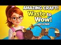 Diy wall decor/beautiful wall decor idea/ wastetowaow